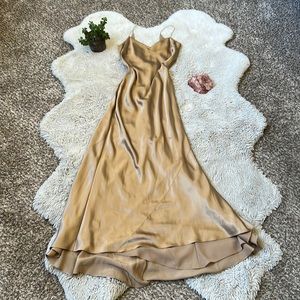 STUNNING gold Ralph Lauren dress